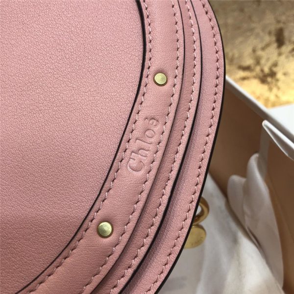 chloe nile minaudiere biscotti beige bag pink - Image 4