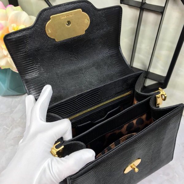 Dolce & Gabbana d&g Bag Leather Bag Black - Image 7