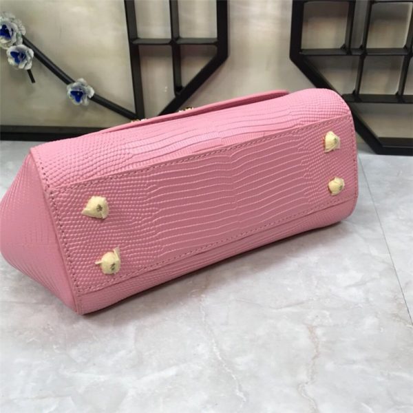 Dolce & Gabbana D&G Bag Sicily Leather Shoulder Bag pink - Image 3