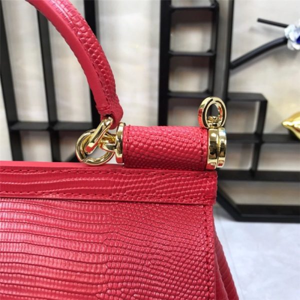 Dolce & Gabbana D&G Bag Sicily Leather Shoulder Bag - Image 4