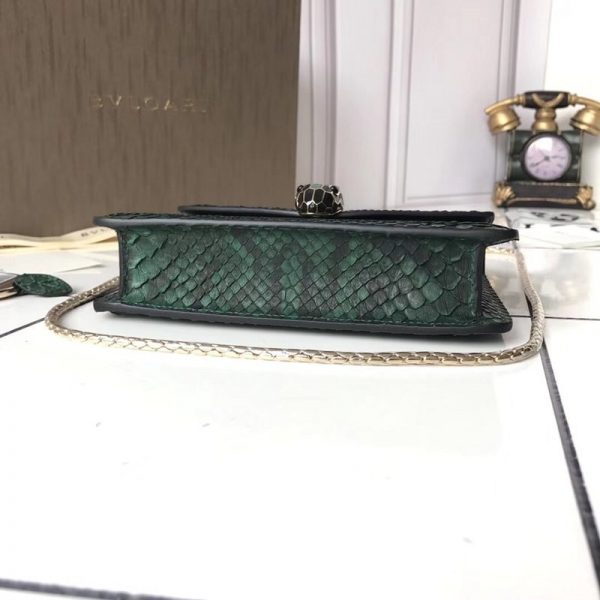 bvlgari python bag green - Image 6