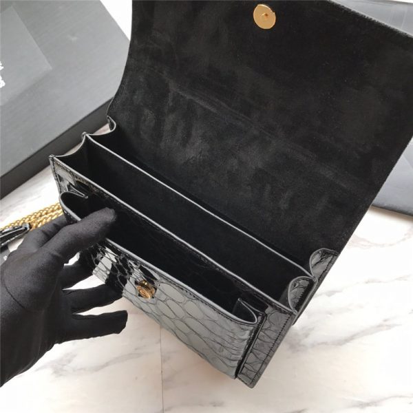 ysl patent sunset bag - Image 6