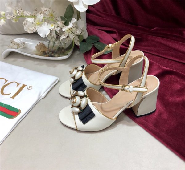 gucci Block heel sandals replica shoes