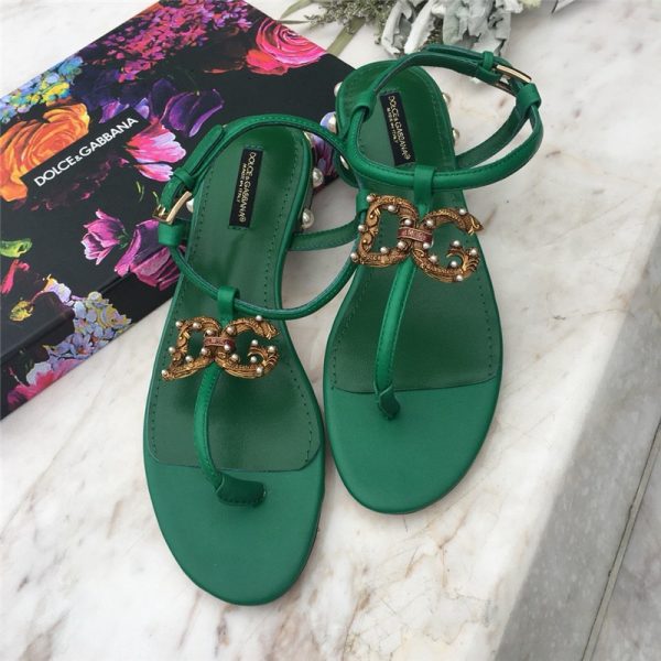 D&G AMORE FLAT SANDAL - Image 7
