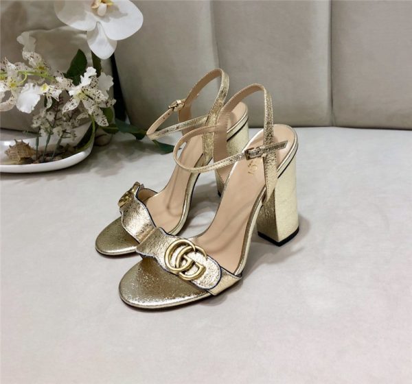 gucci Block heel sandals replica shoe
