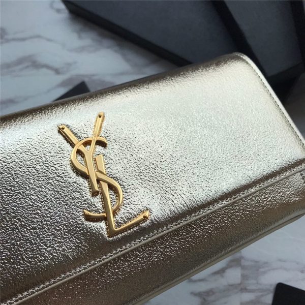 ysl clutch bag gold - Image 5