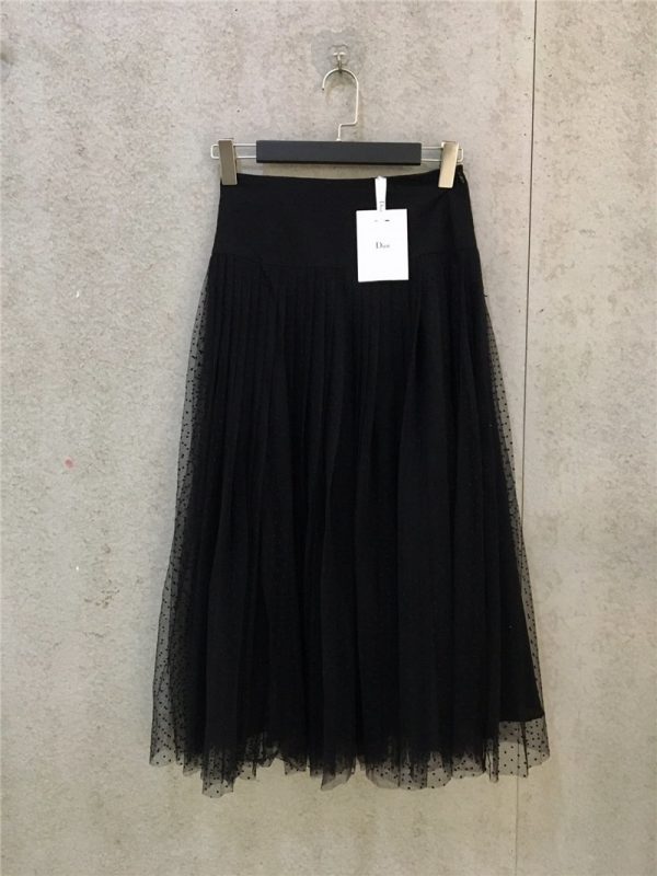 dior mesh skirt