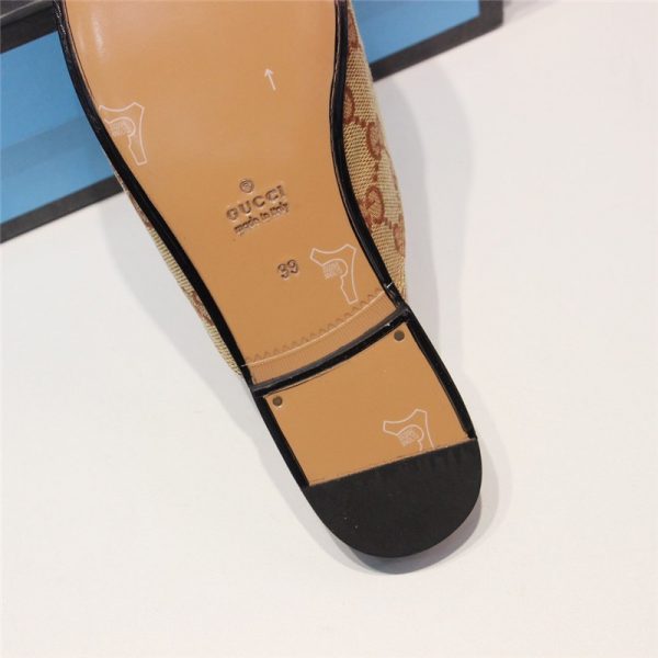 Gucci Princetown Leather Tiger Slipper Canvas GG - Image 6