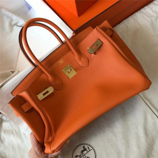 hermes birkin 30 orange - Image 8