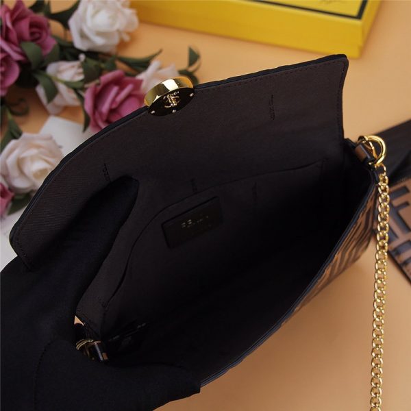 Fendi three-piece wallet brown - Image 5