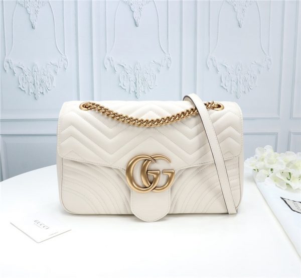 Gucci  Gg Marmont Medium Matelassé Shoulder Bag