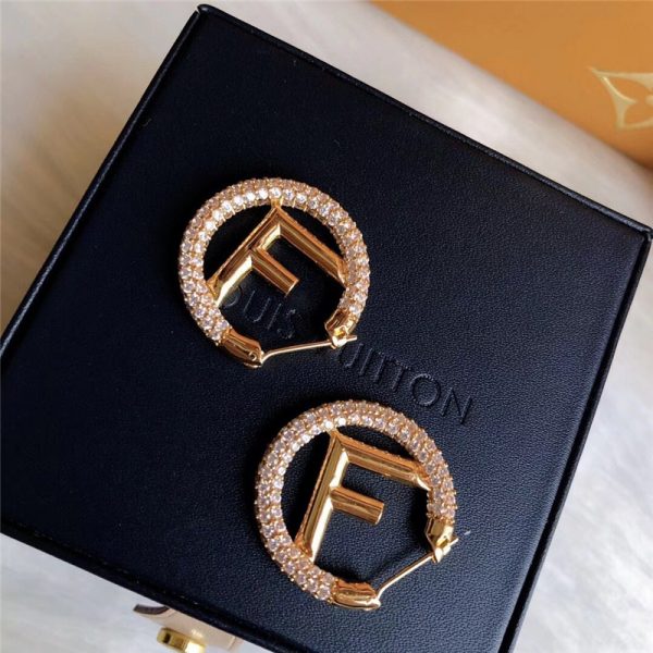 Fendi alphabet earrings - Image 5