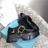 Prada Black Monolith shoes replica shoes