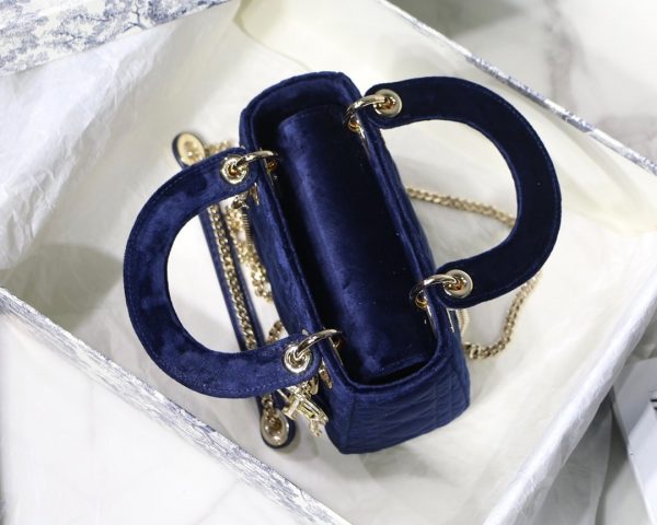 mini lady dior velvet bag - Image 6