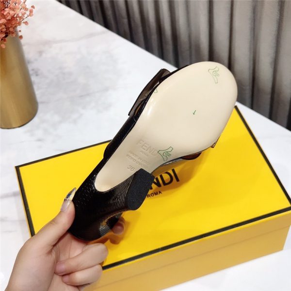 fendi block heel sandals - Image 6