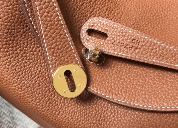 hermes Lindy 30 Bag Orange - Image 4