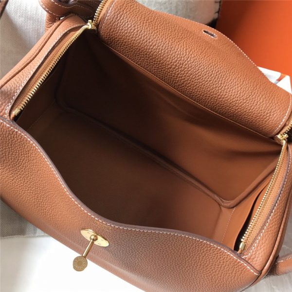 hermes Lindy 30 Bag Orange - Image 8