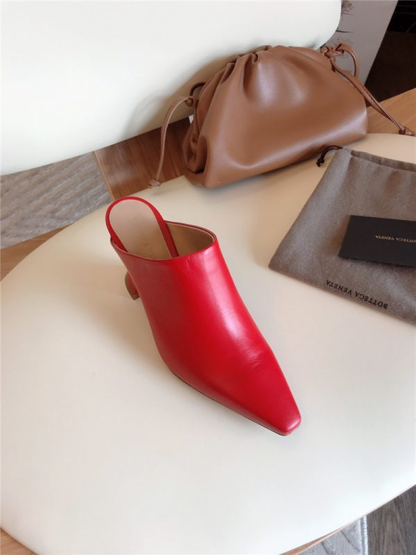 Bottega Veneta block heel sandals red - Image 6