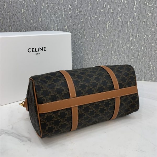 celine boston bag in triomphe canvas - Image 5