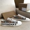 burberry logo print sneakers