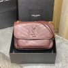 ysl niki leather shoulder bag pink