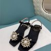 roger vivier SS Pearl Rhinestone Sandals