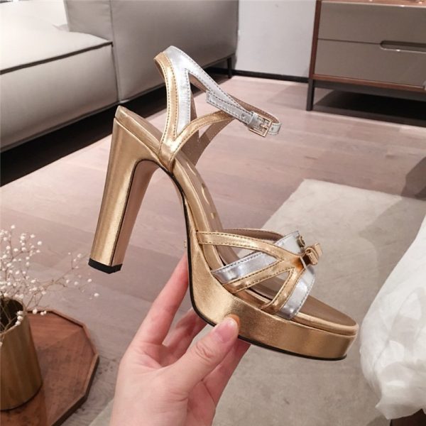 Gucci heels sandals womens - Image 3