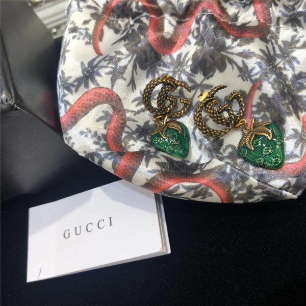 GUCCI Strawberry Earrings