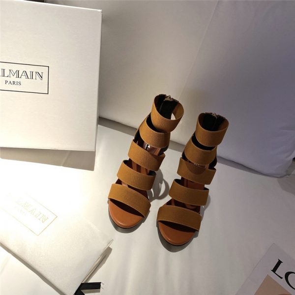 balmain sandals women brown - Image 3
