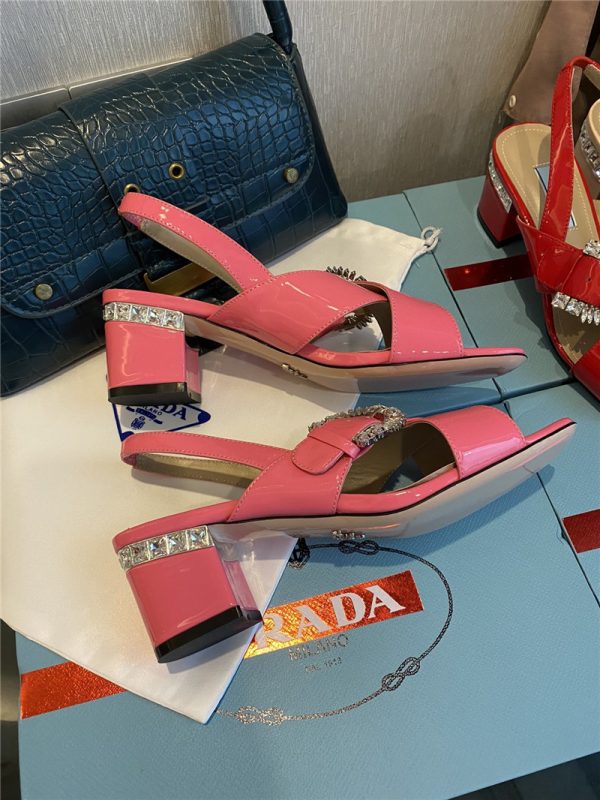 prada sandals women pink - Image 6