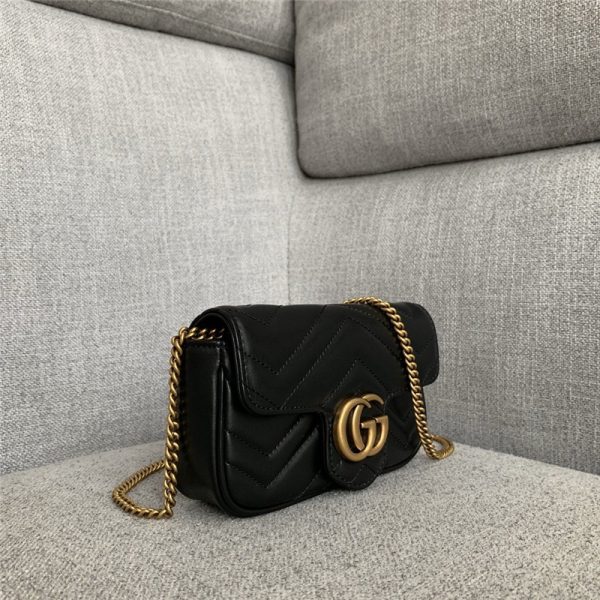 gg marmont super mini bag black - Image 3