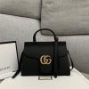 GG Marmont leather handle mini bag