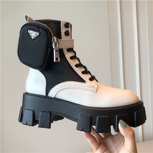 prada boots with bags
