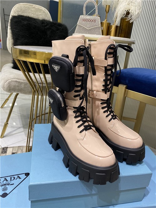 prada monolith boots replica shoes