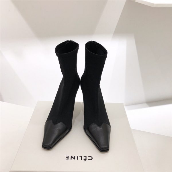 celine high heel booties - Image 4