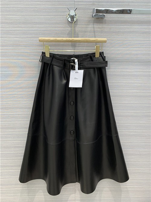 dior modern leather skirt replica clothing