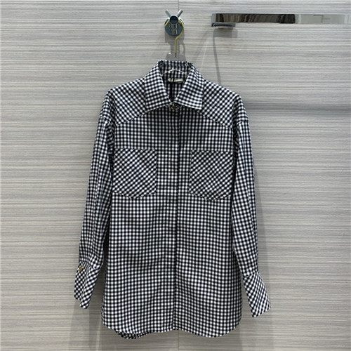 fendi plaid shirt