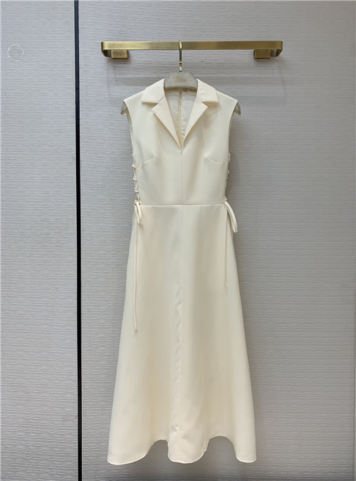 dior V-neck long dress