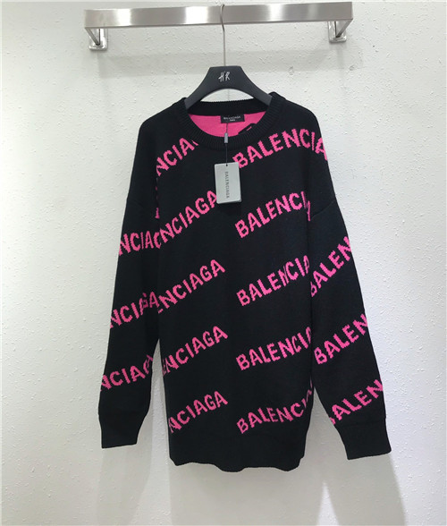 balenciaga logo sweater