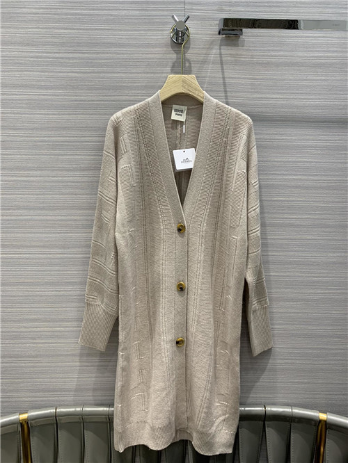 hermes cashmere cardigan