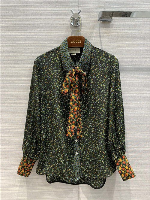 gucci ladies silk shirt