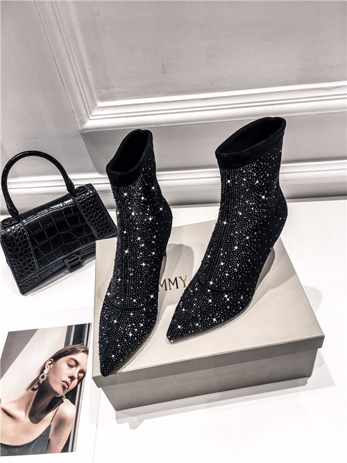 Jimmy Choo heel ankle boots