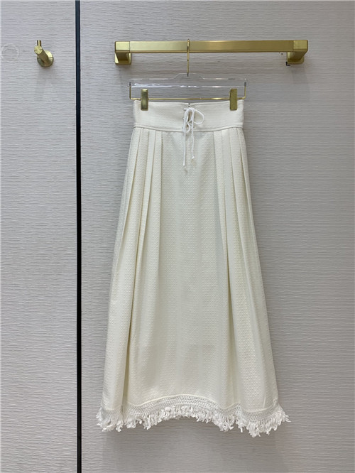 dior white skirt