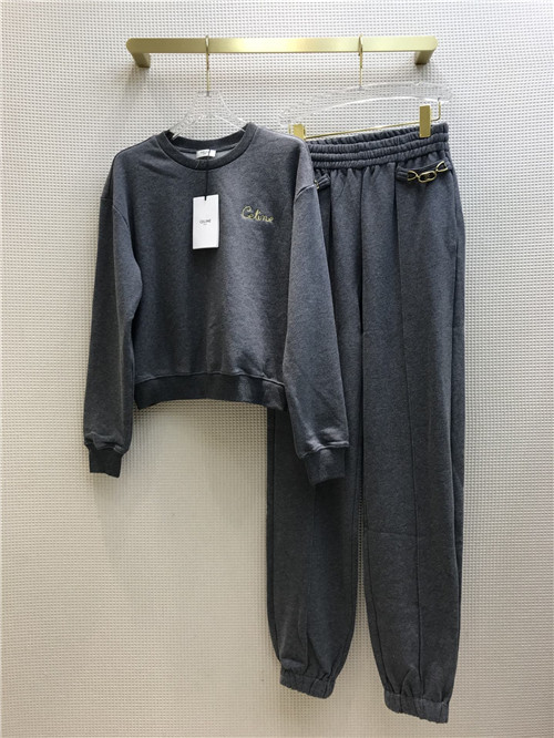 celine sweater suit