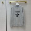 prada logo wool sweater