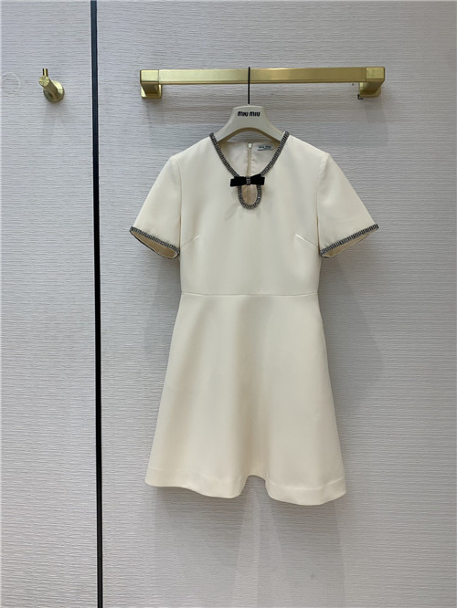 miumiu pearl leader dress