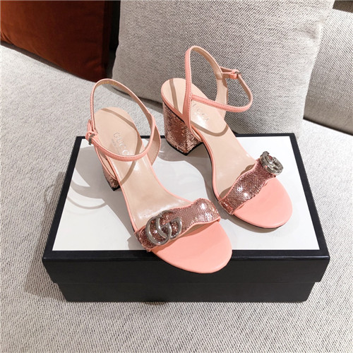 gucci block heel sandals