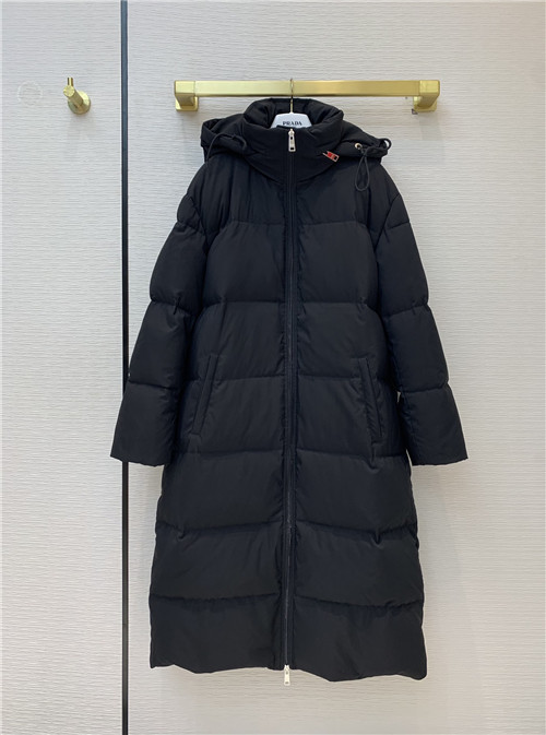 prada long down jacket