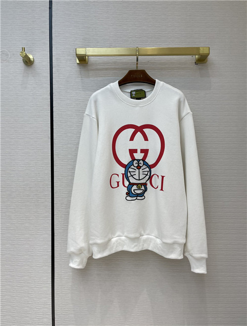 gucci logo print sweatshirt