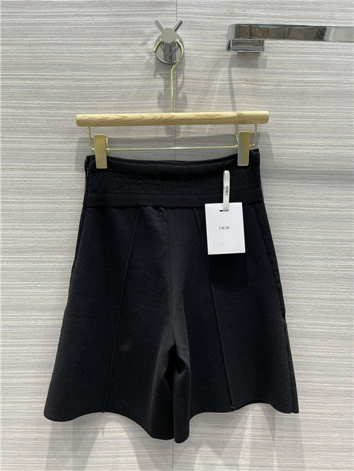 dior high waist wide leg skirt